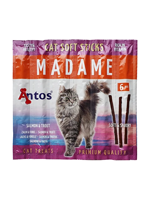 Cat Soft Sticks Madame Salmone&Trota 6 pezzi