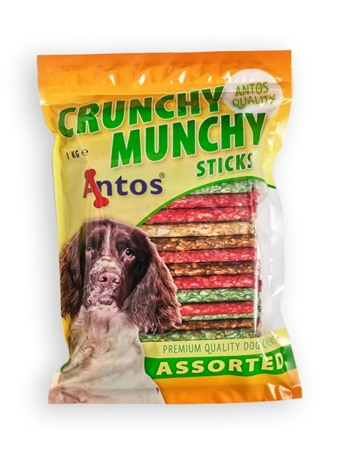 Crunchy Munchy Sticks 5" 10 mm Assortito