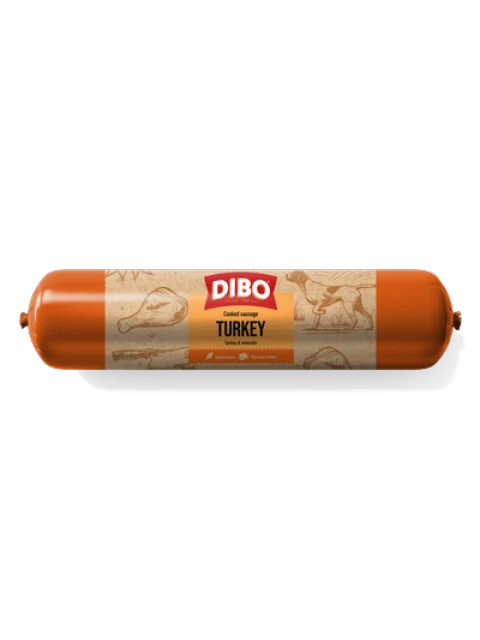 DIBO Salsiccia Cotta Pur Tacchino 800 gr