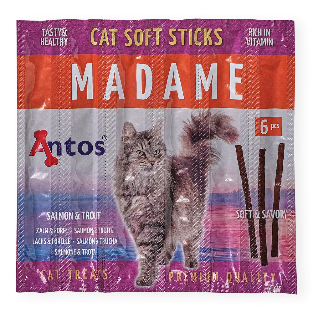 Cat Soft Sticks Madame Salmone&Trota 6 pezzi