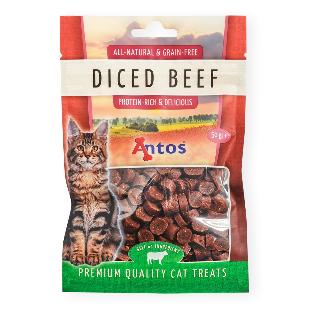 Cat Treats Diced Manzo 50 gr