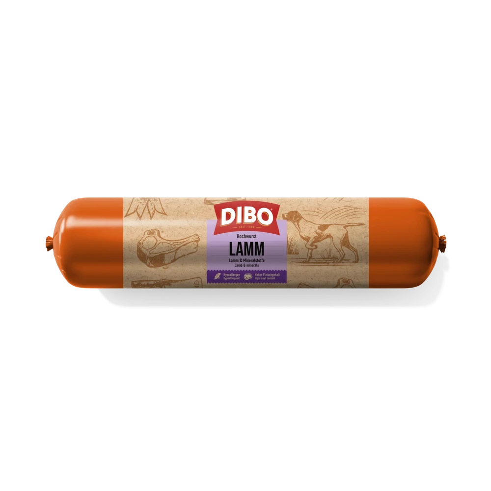 DIBO Salsiccia Cotta Pur Agnello 800 gr