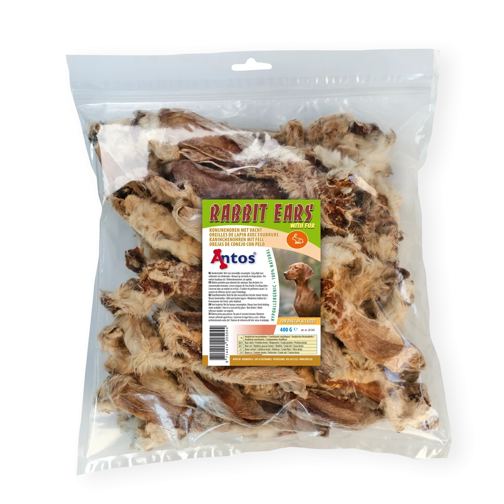Orecchie di Coniglio con Pelliccia 400 gr