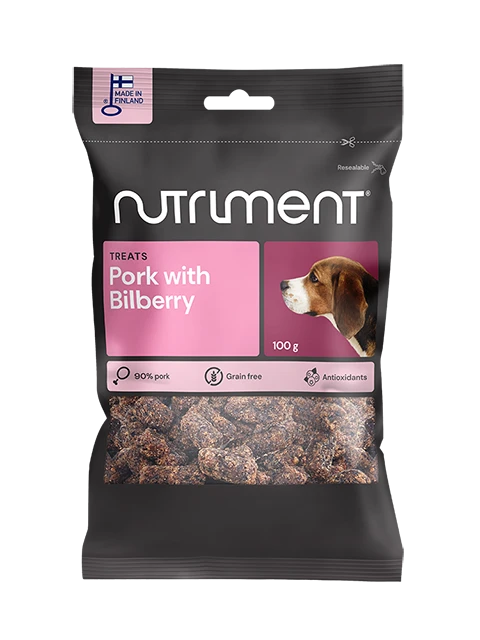 Nutriment Pork & Bilberry treat 100 gr