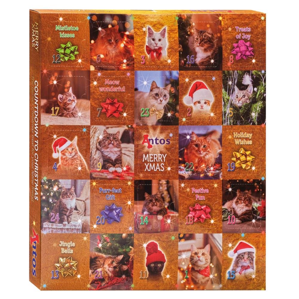 Calendario dell'Avvento natalizio 200 gr - Gatti