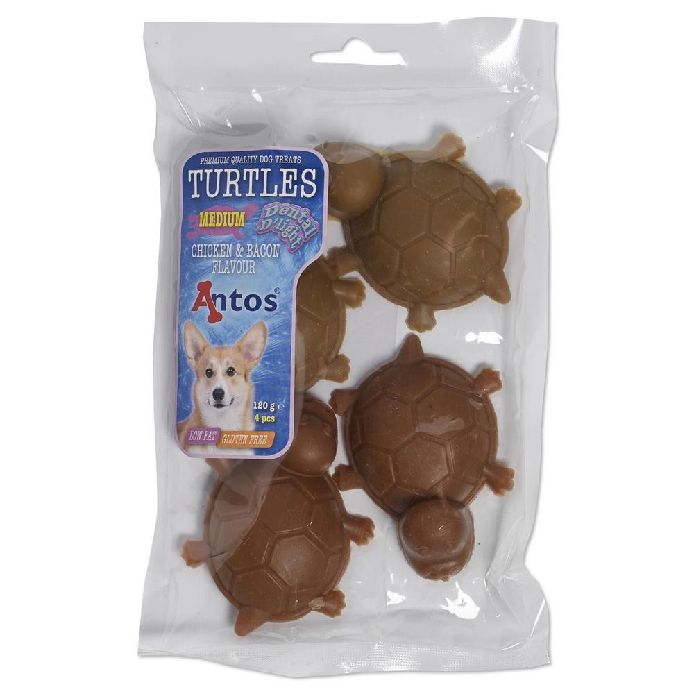 Dental D'light Turtles Medium 4 pezzi 120 gr