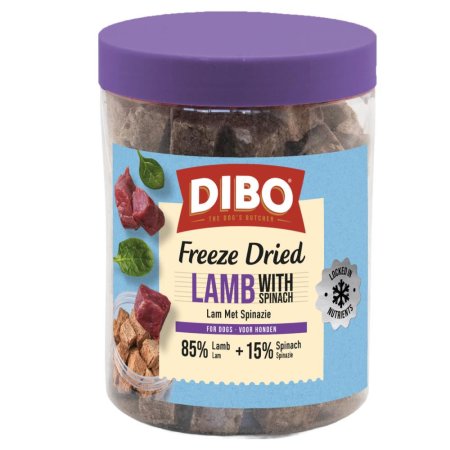 DIBO Freeze Dried Lam & Spinazie 90 gr