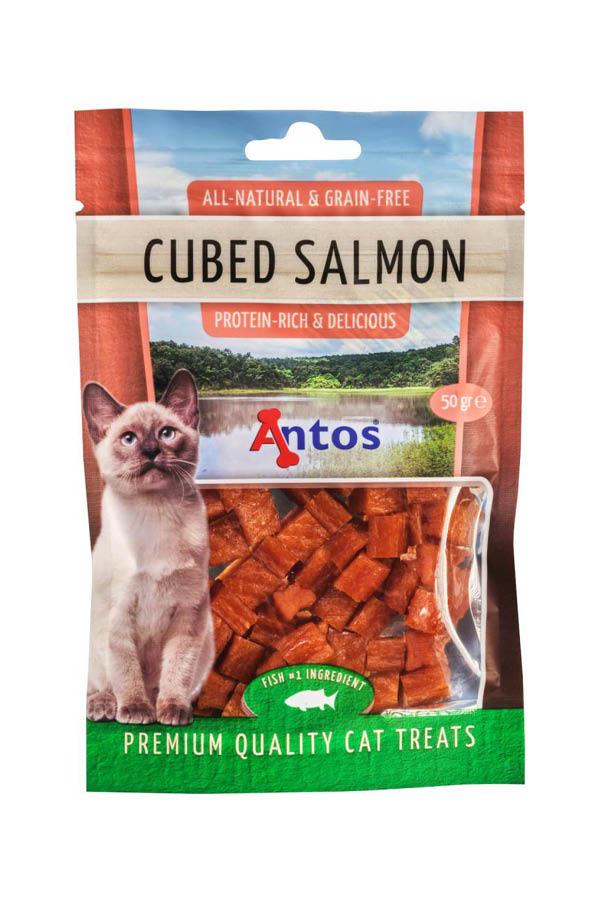 Cat Treats Cubed Salmone